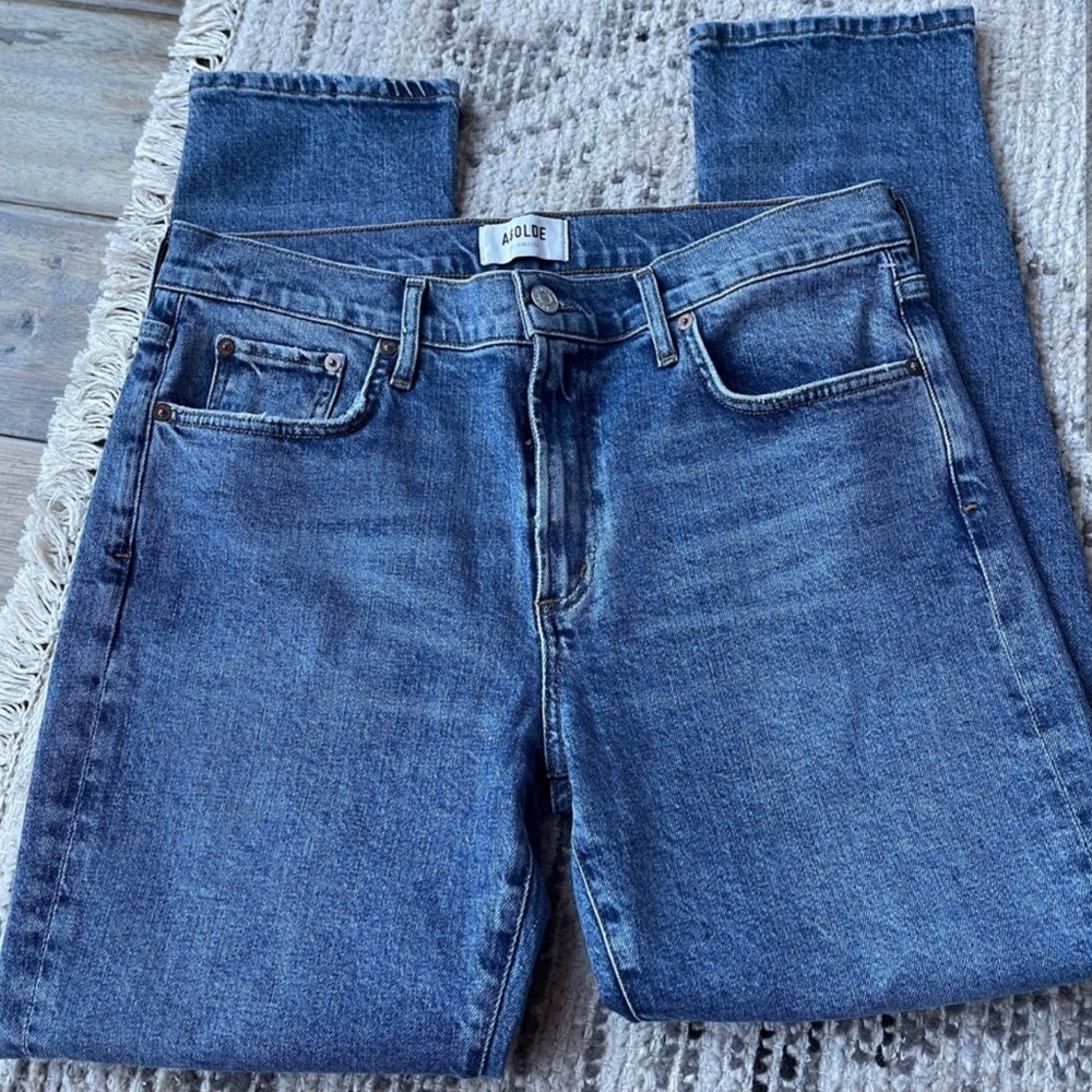 AGOLDE Toni high rise slim straight jeans 31 a133c-3002